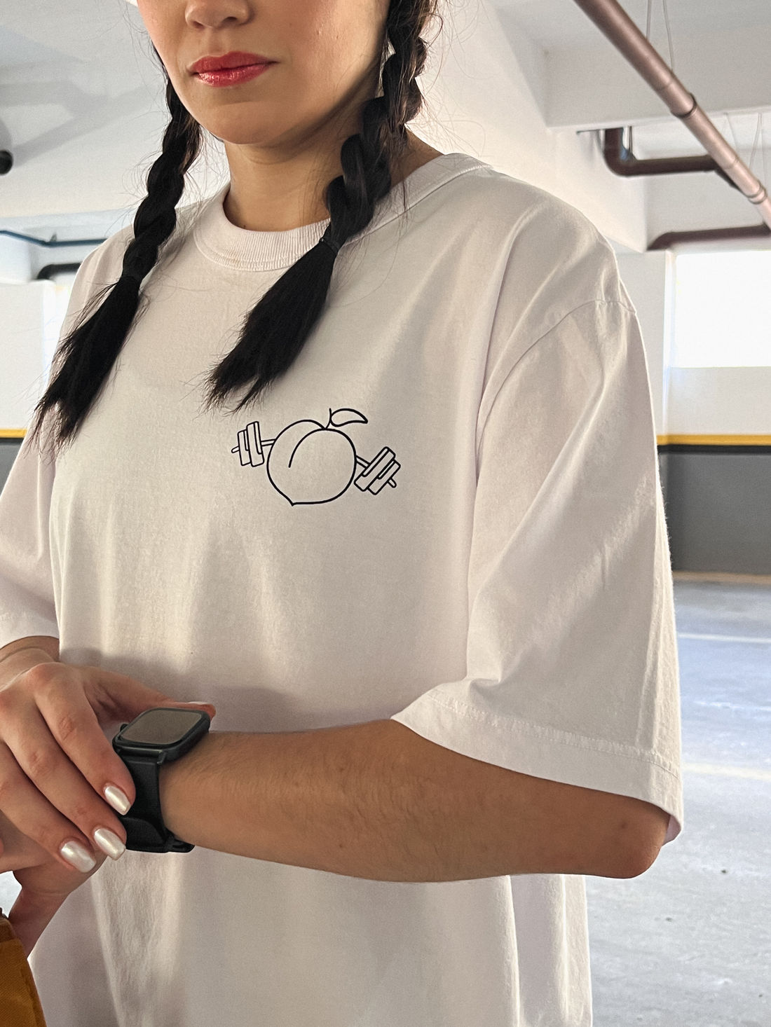 Tshirt Oversized - Gym - Branca Tshirt Oversized - Gym - Branca