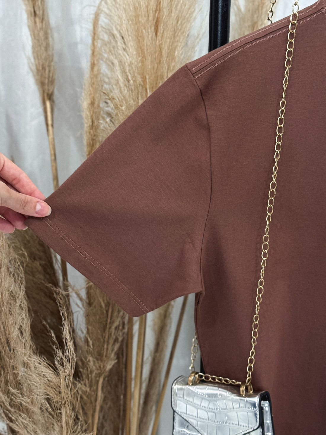 Camiseta Candy Color - Marrom