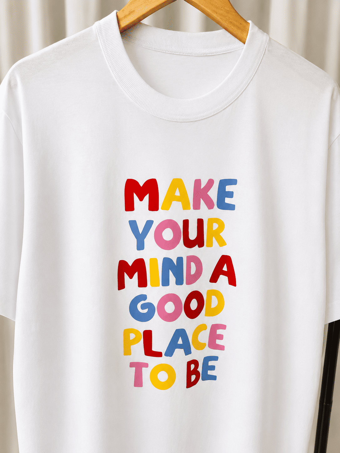 Tshirt Oversized - Make Your Mind - Branca Tshirt Oversized - Make Your Mind - Branca