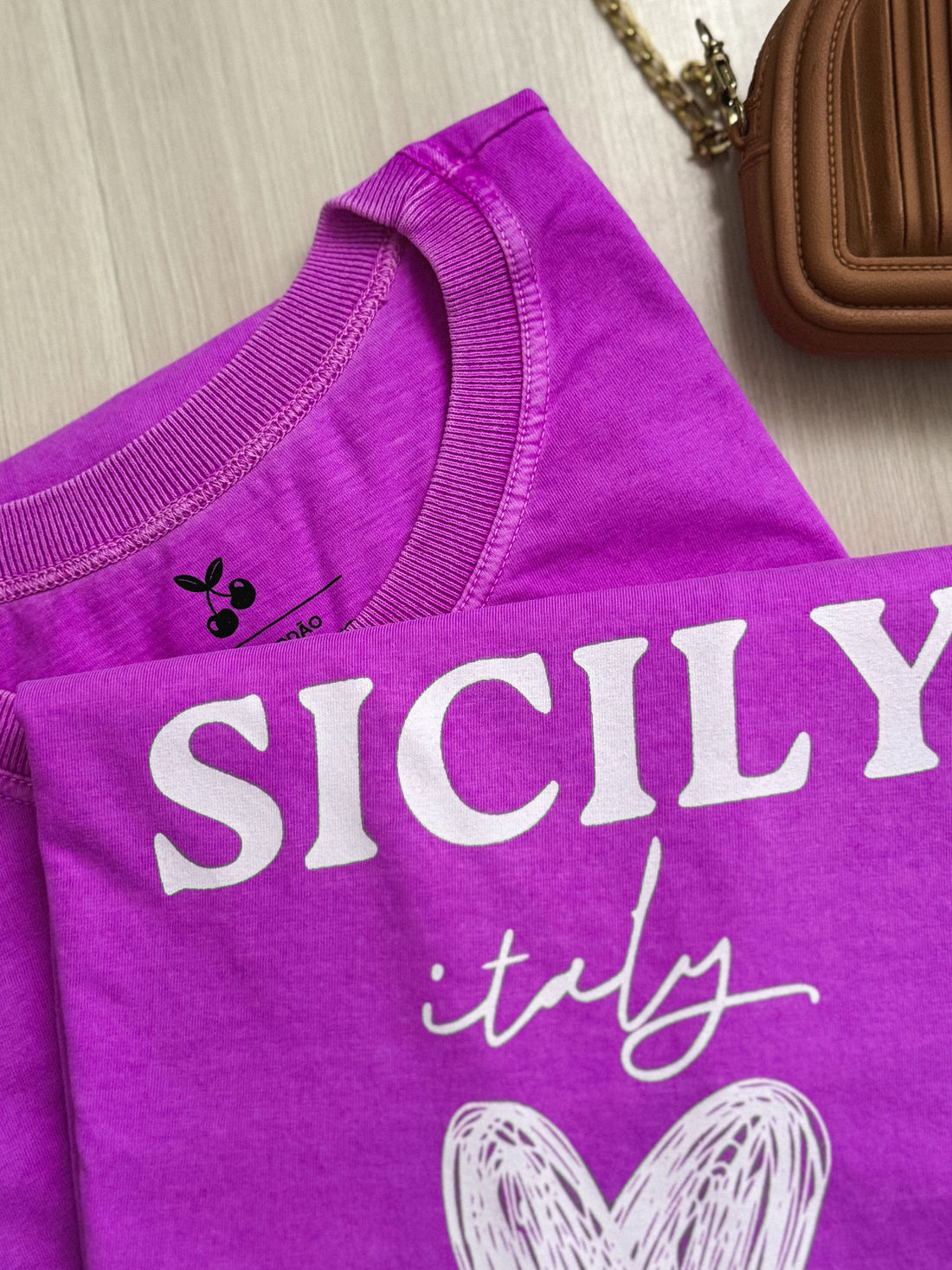 Tshirt Premium - Sicily - Fucsia Tshirt Premium - Sicily - Fucsia