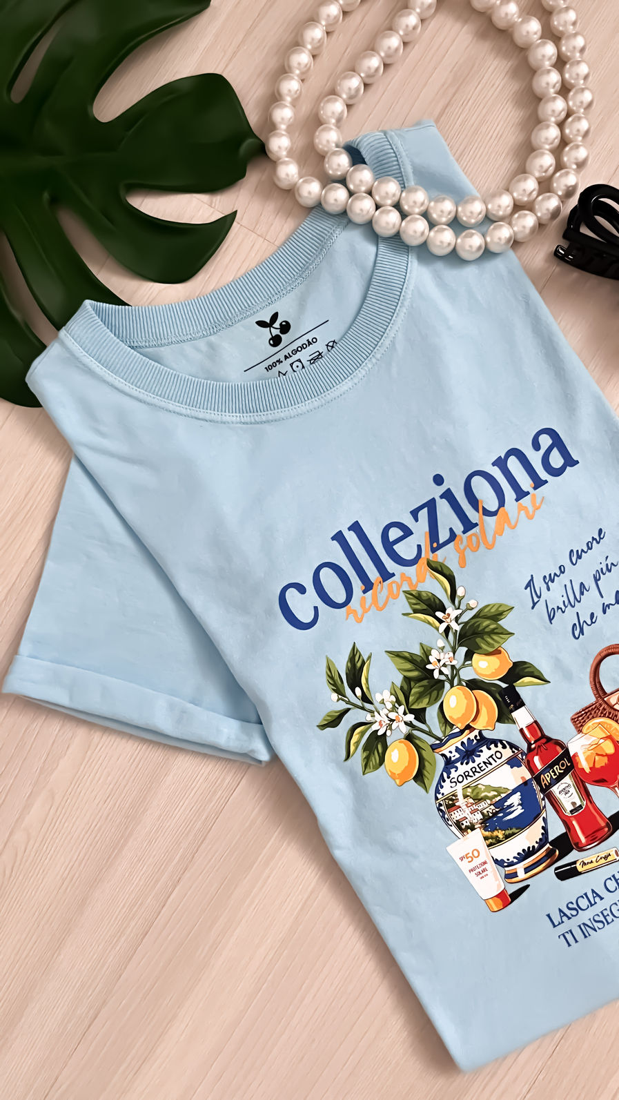 Tshirt Premium - Colleziona DTF - Azul Tshirt Premium - Colleziona DTF - Azul