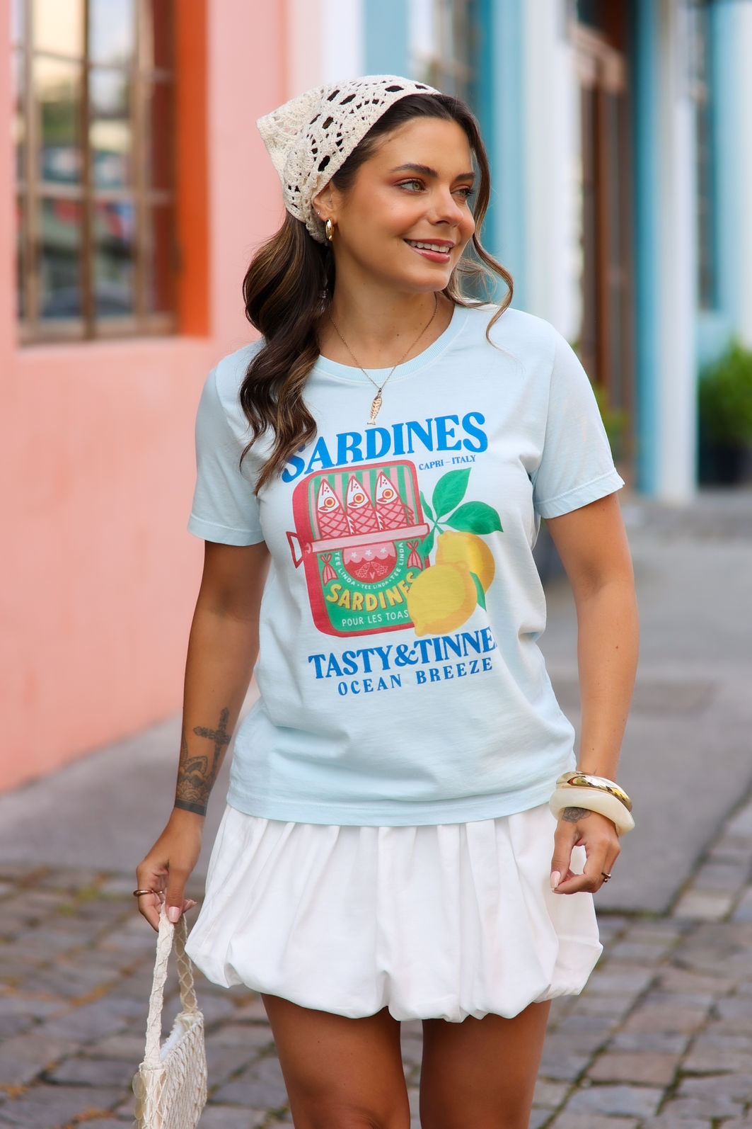 T-SHIRT SARDINES E LEMON TEE LINDA T-SHIRT SARDINES E LEMON TEE LINDA