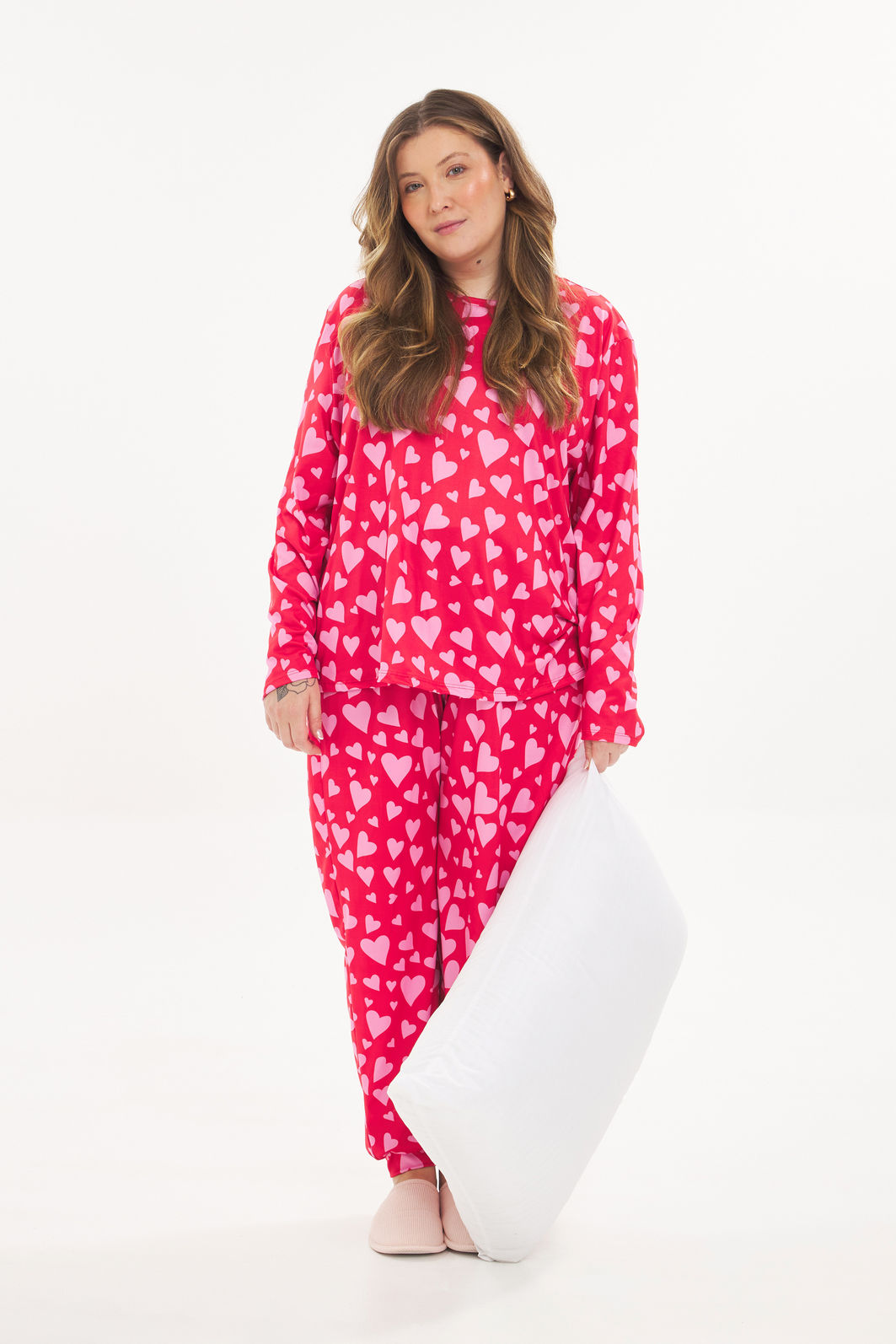 Conjunto Pijama Longo Liebe Estampado Conjunto Pijama Longo Liebe Estampado