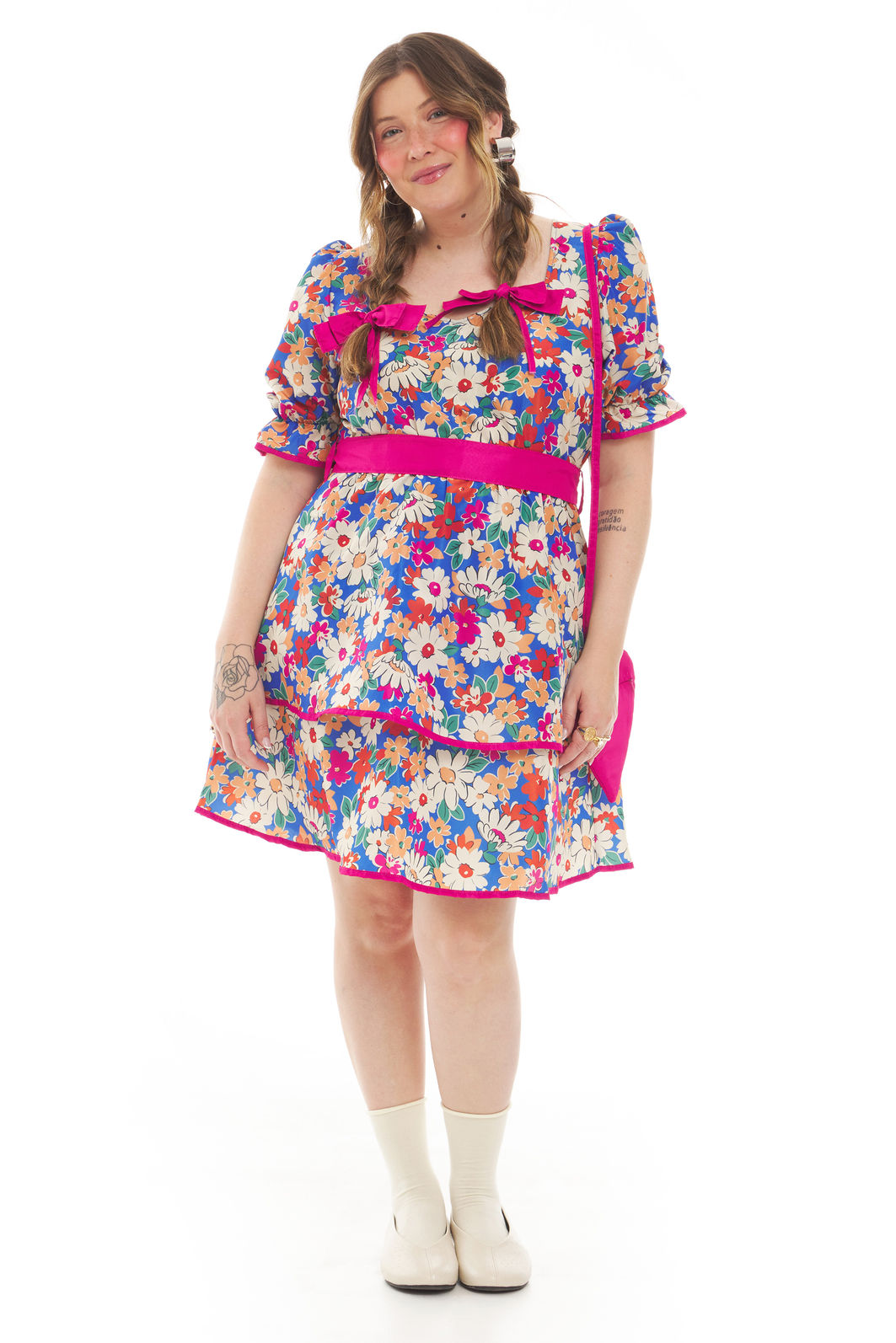 Vestido Festa Junina Caruaru Floral Vestido Festa Junina Caruaru Floral