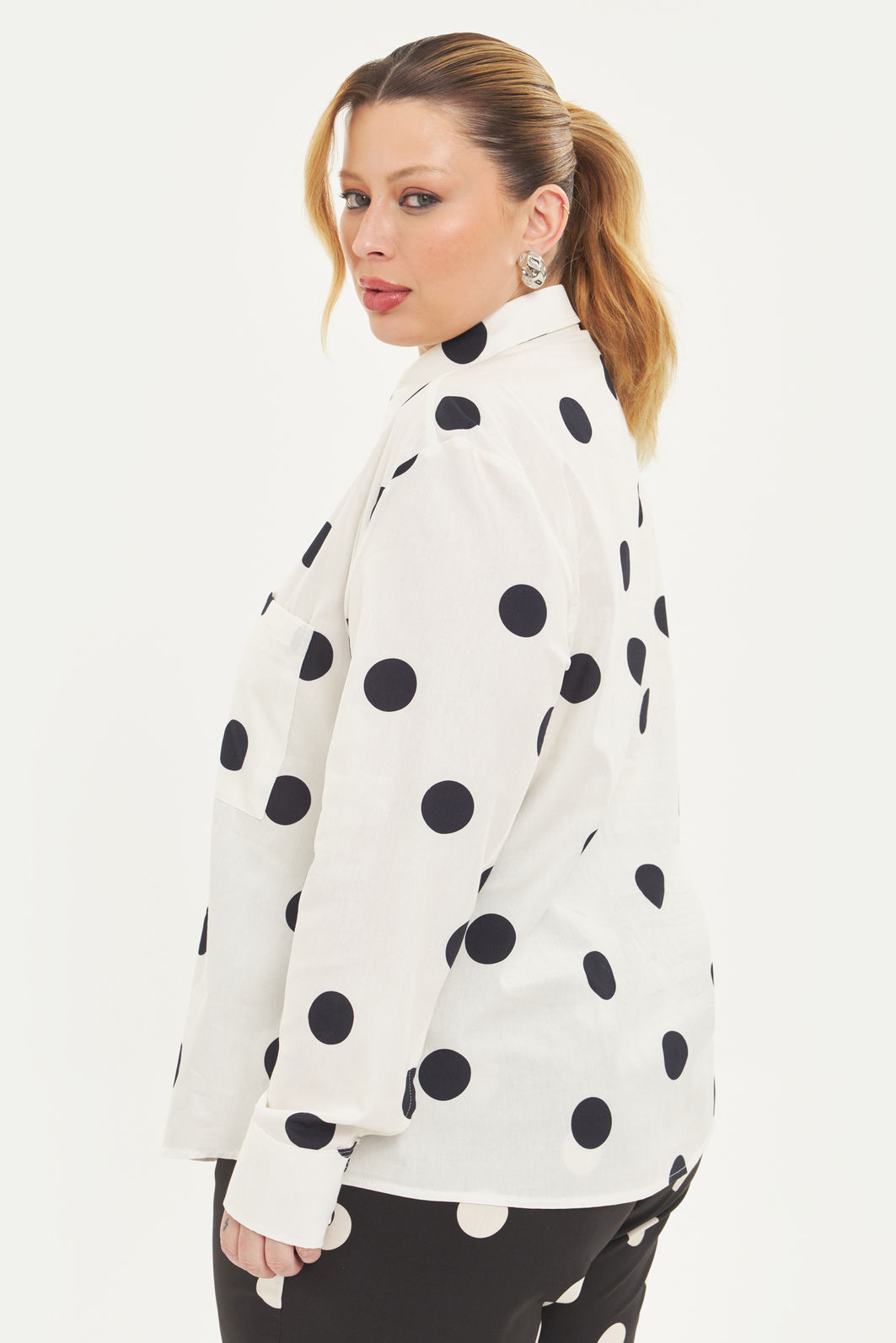 Camisa Oversized Eudora Poá