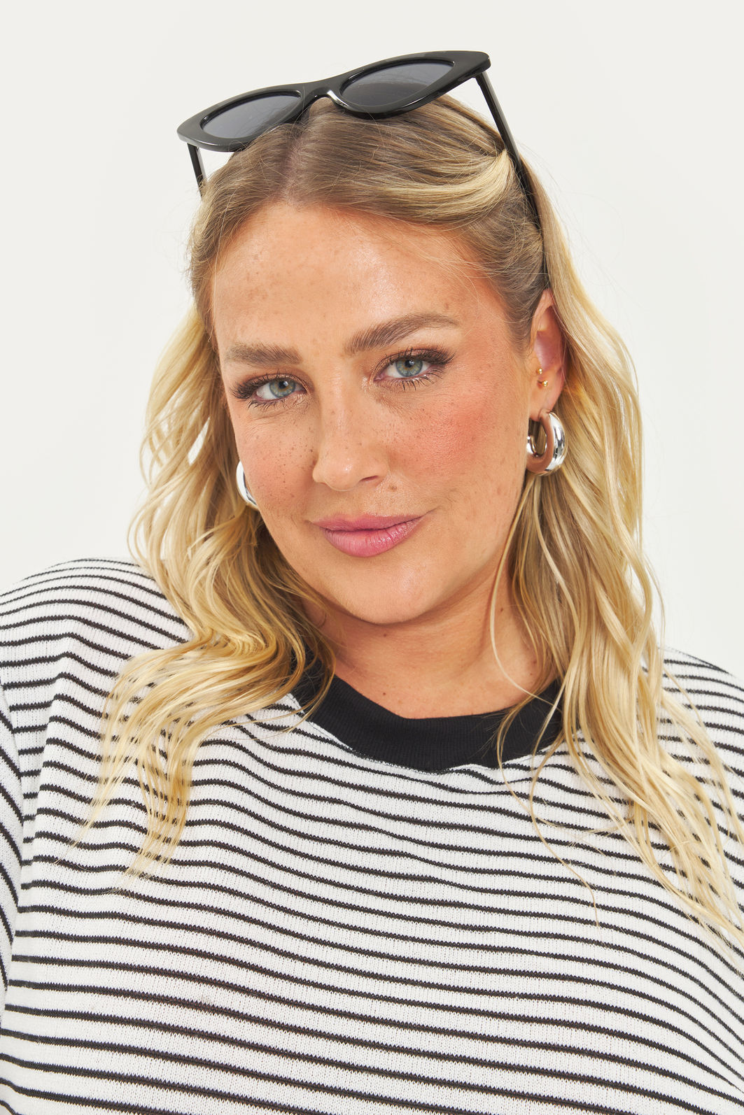 T-shirt Oversized Tricô Bali Listrado