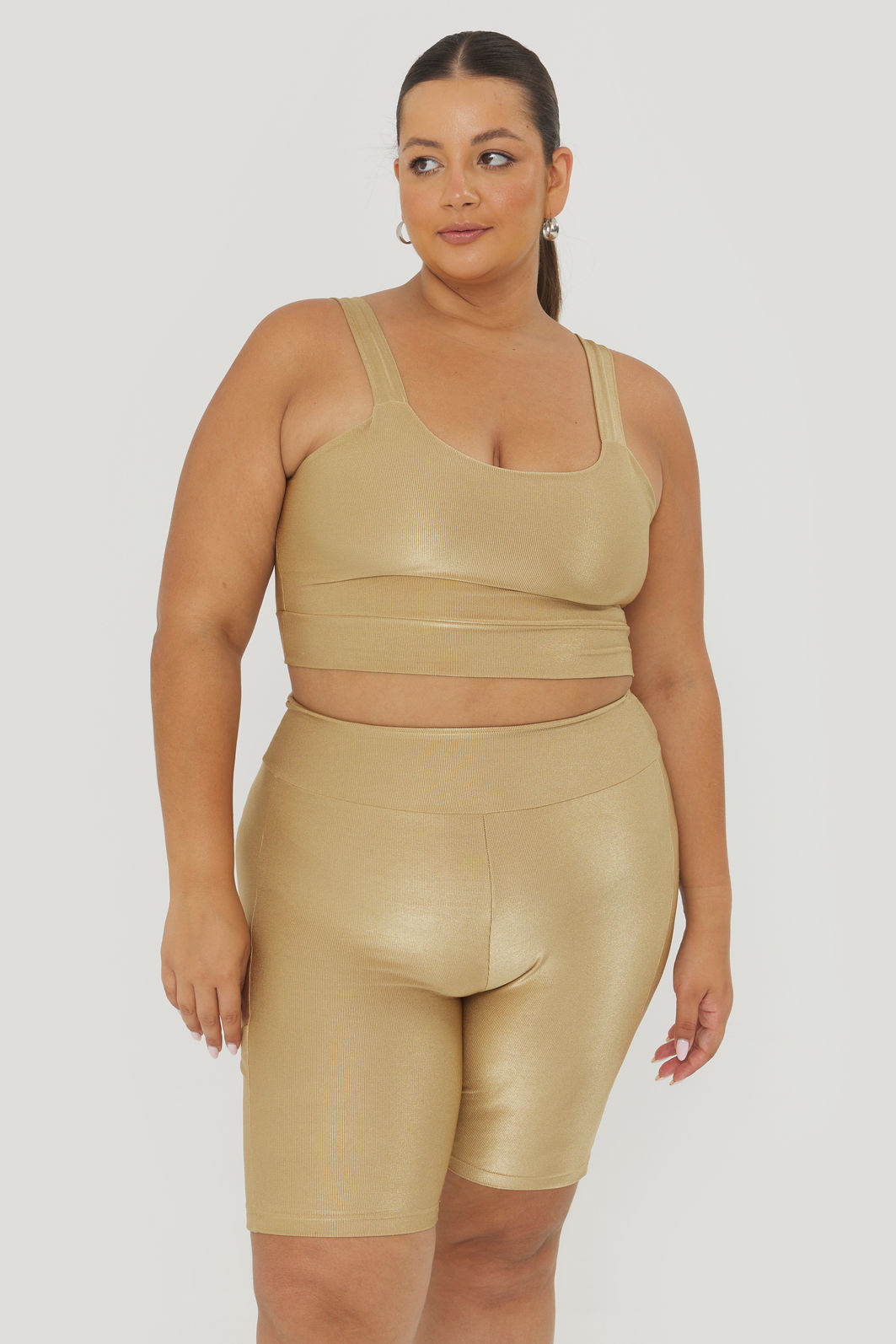 Bermuda Esportiva Euforia Dourado