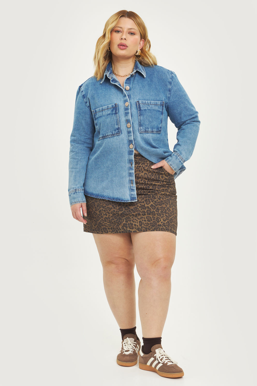 Camisa Oversized Geovanna Jeans Camisa Oversized Geovanna Jeans