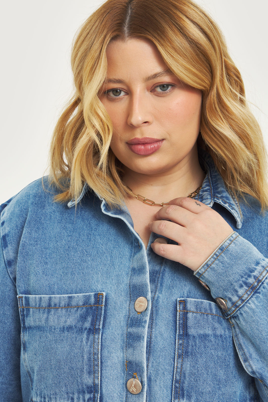 Camisa Oversized Geovanna Jeans Camisa Oversized Geovanna Jeans