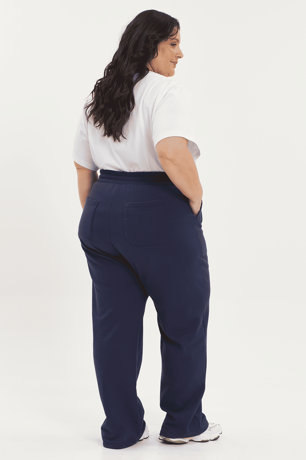 Calça Reta De Moletom Saara Marinho Calça Reta De Moletom Saara Marinho