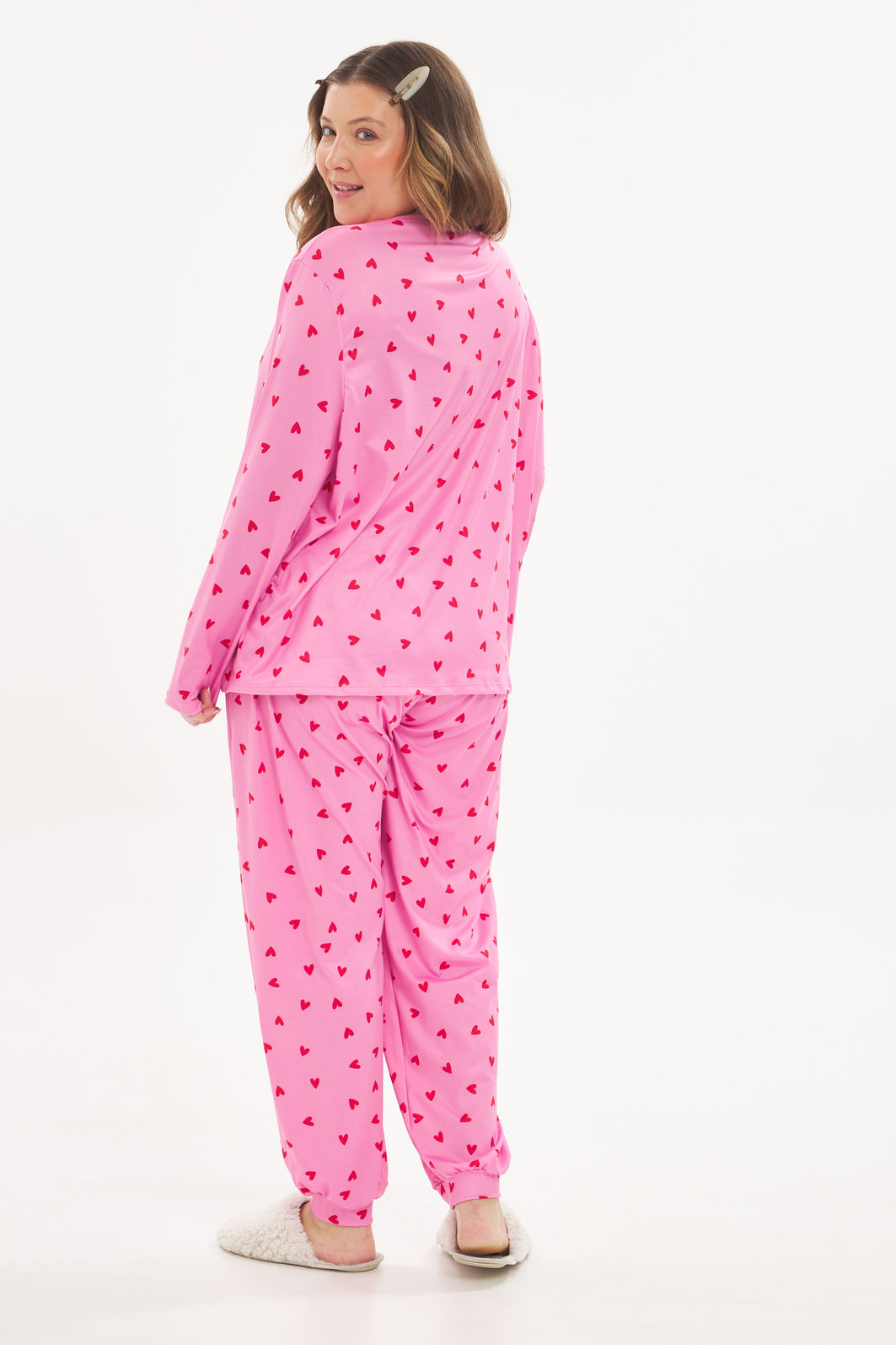 Conjunto Pijama Longo Amor Estampado Conjunto Pijama Longo Amor Estampado