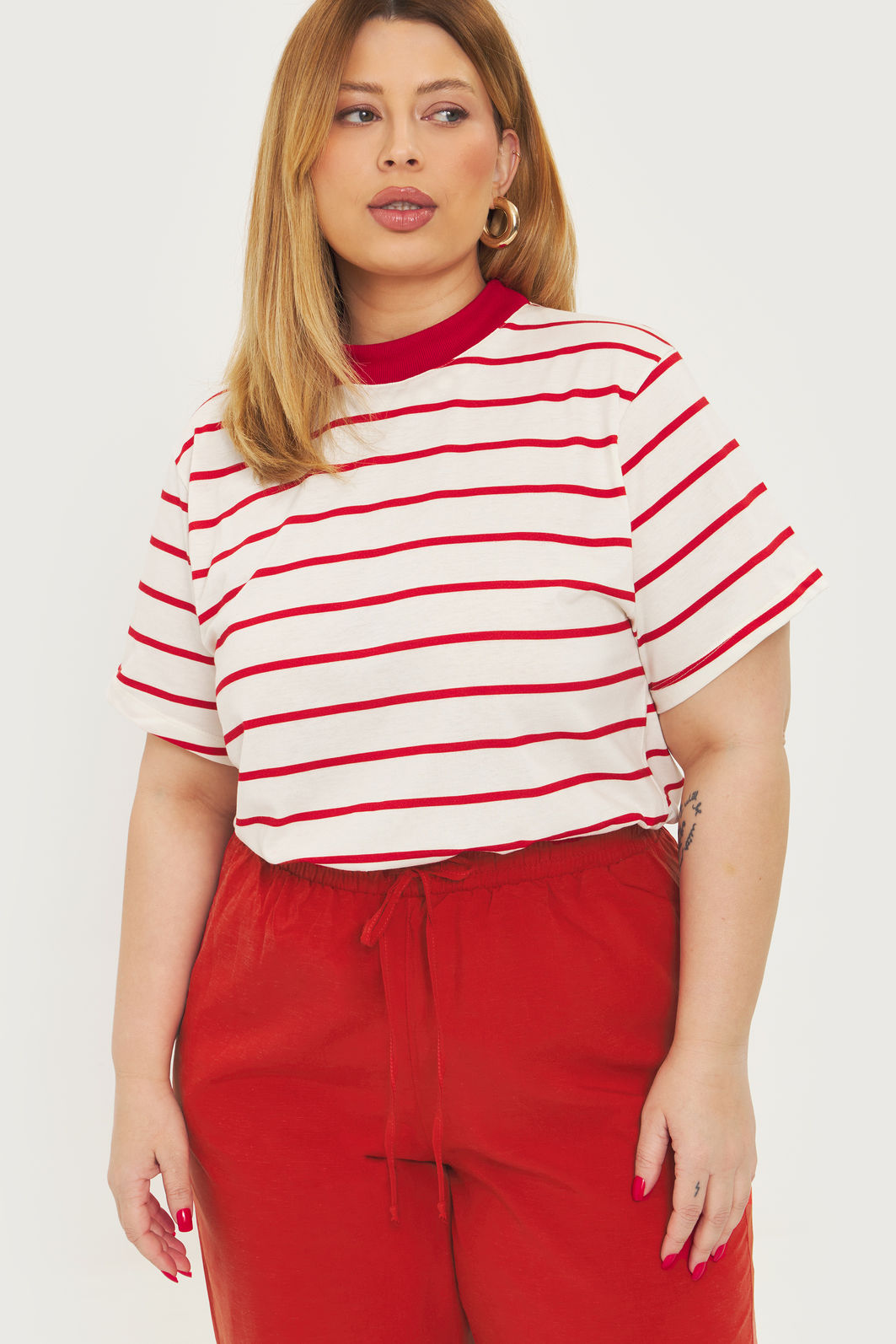 T-shirt Oversized Catarina Vermelho