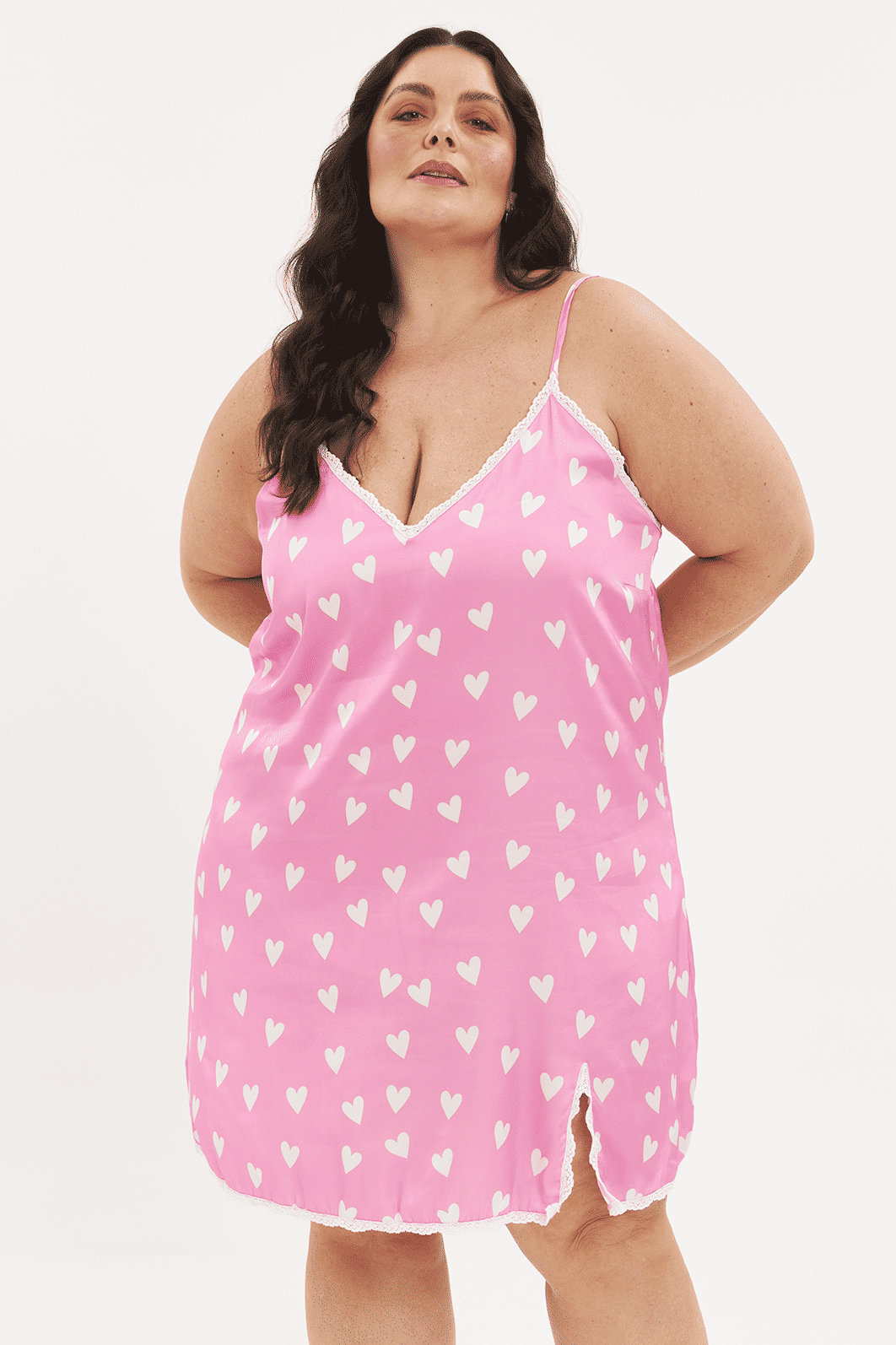 Camisola Acetinada Amore Estampado