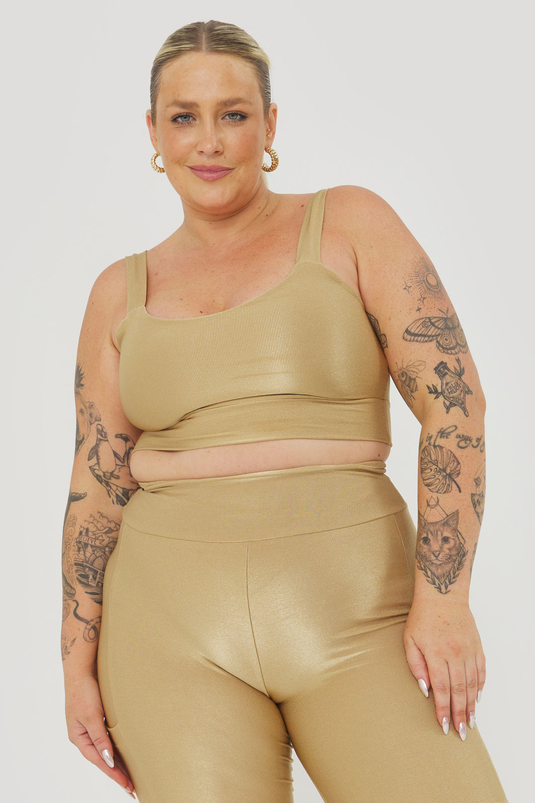 Top Esportivo Euforia Dourado Top Esportivo Euforia Dourado