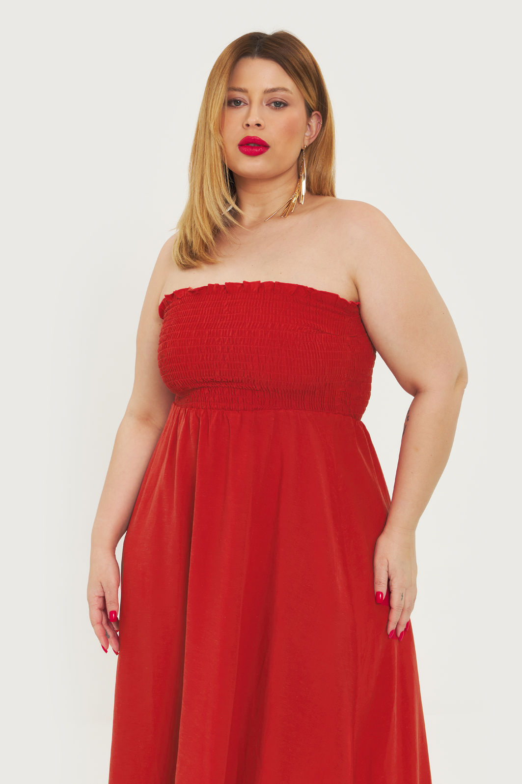 VESTIDO MIDI SEM MANGA CHLOE VESTIDO MIDI SEM MANGA CHLOE