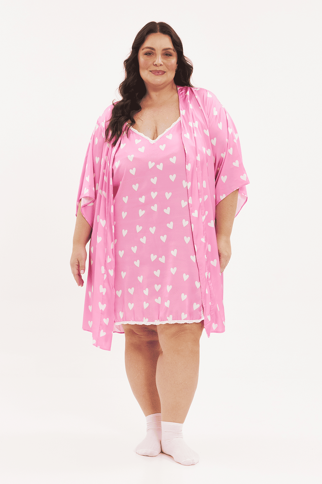 Robe Acetinado Pijama Amore