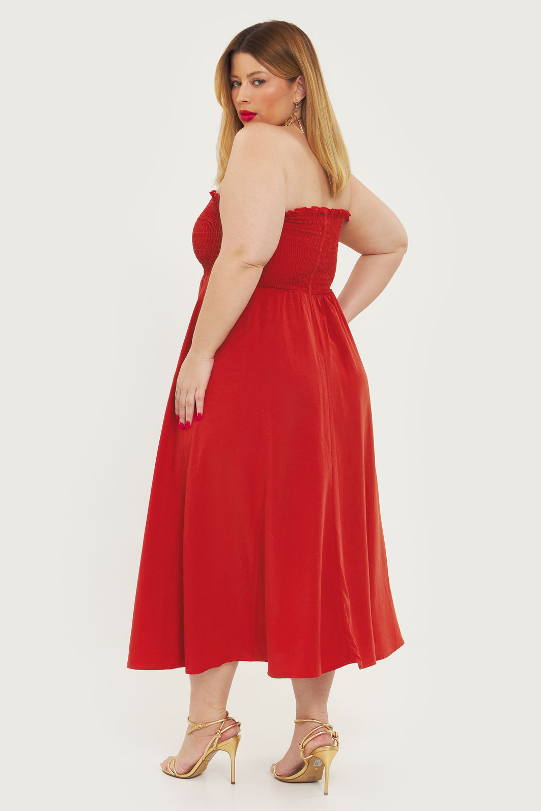 VESTIDO MIDI SEM MANGA CHLOE VESTIDO MIDI SEM MANGA CHLOE