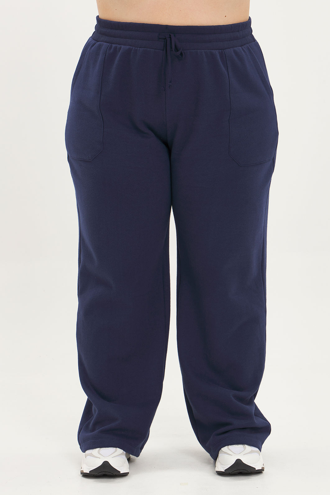 Calça Reta De Moletom Saara Marinho Calça Reta De Moletom Saara Marinho
