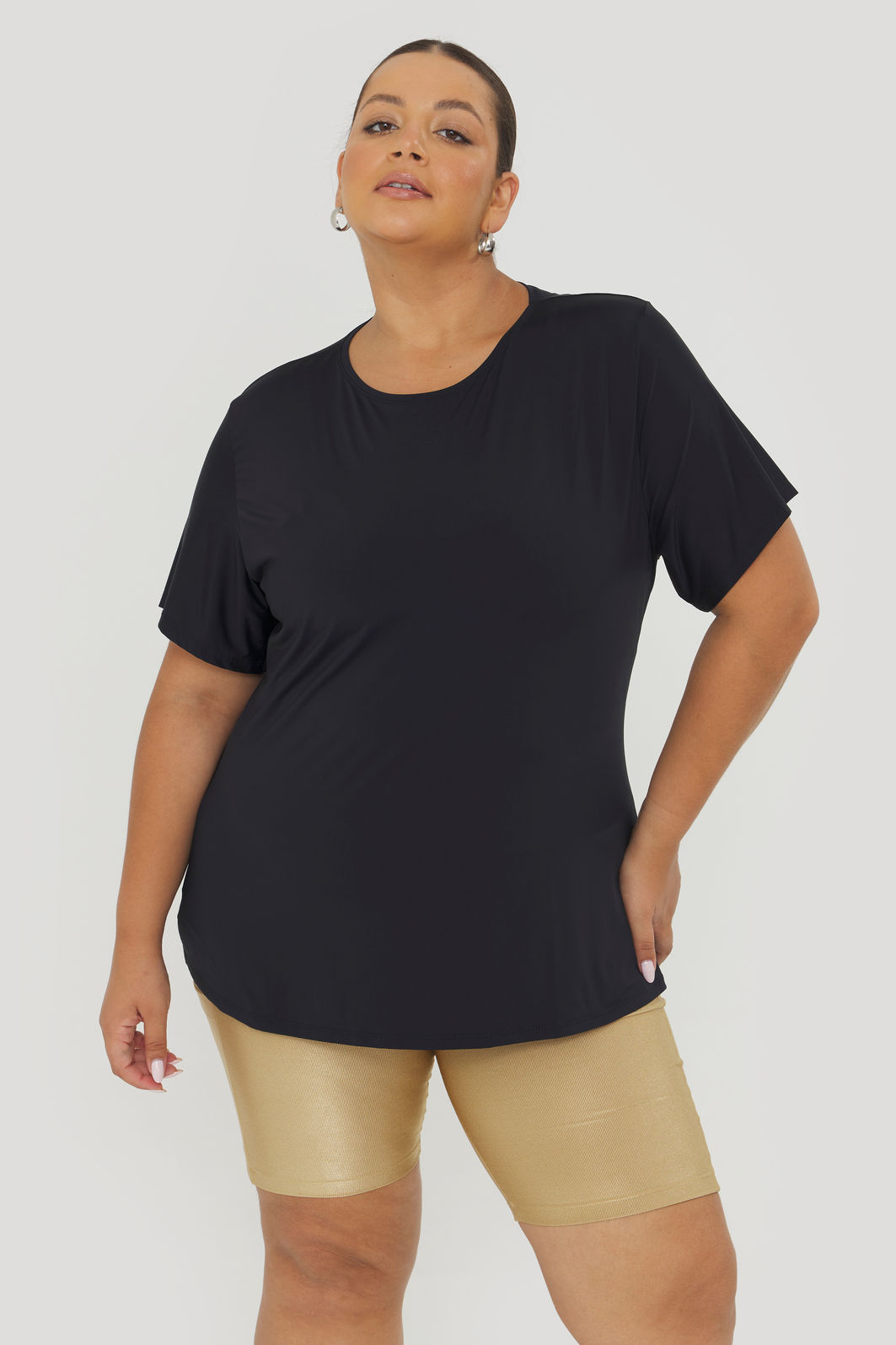 Camiseta Esportiva Babi Preto Camiseta Esportiva Babi Preto