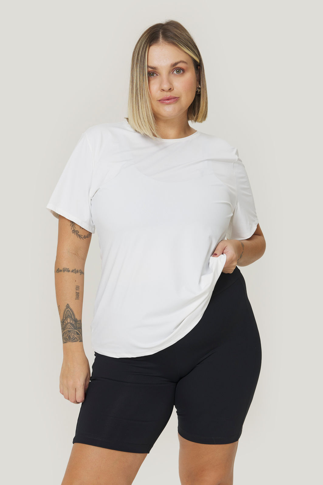 Bermuda Alta Sustentação Safari Preto Bermuda Alta Sustentação Safari Preto