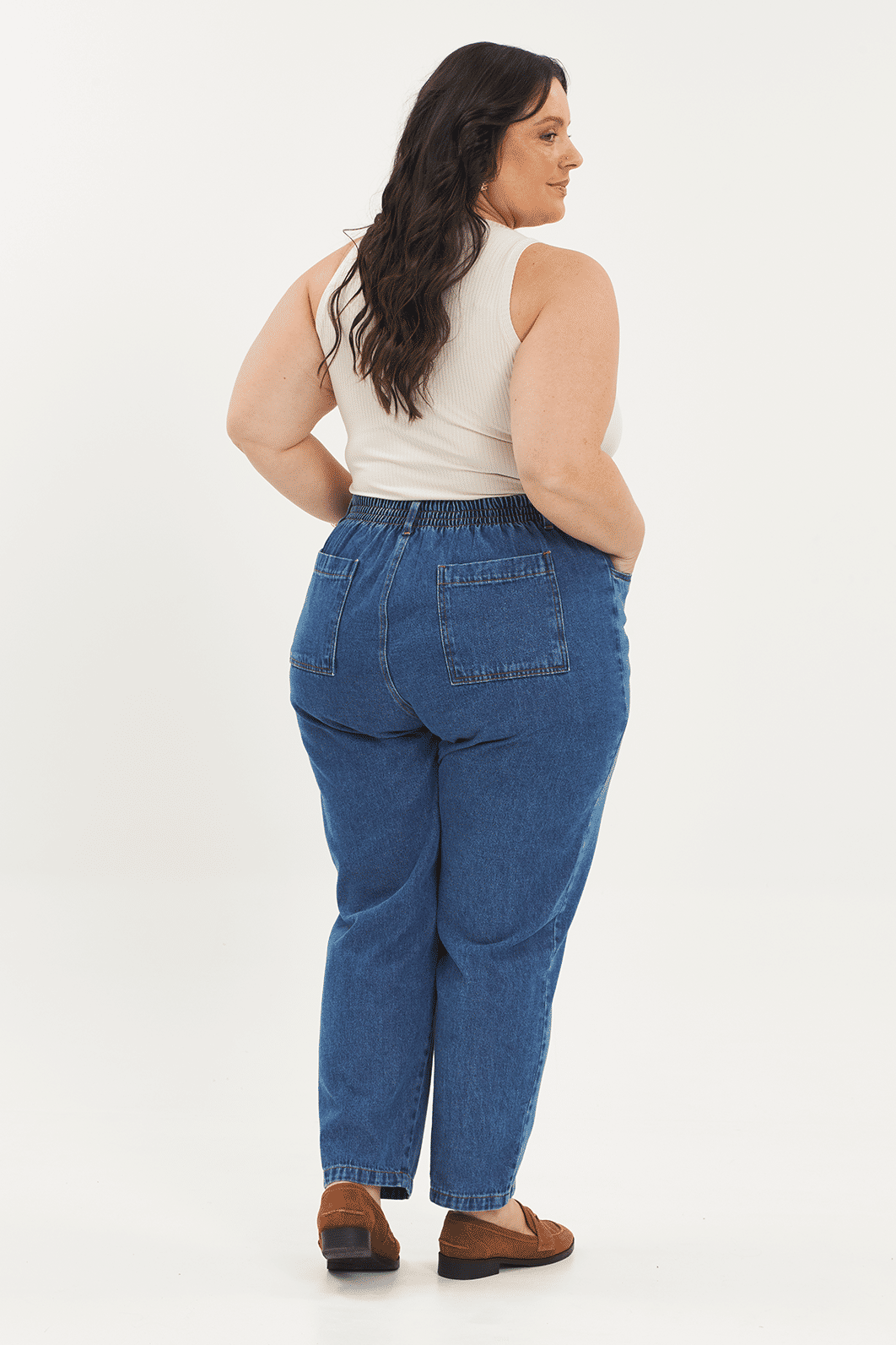Calça Mom Tessália Jeans Calça Mom Tessália Jeans