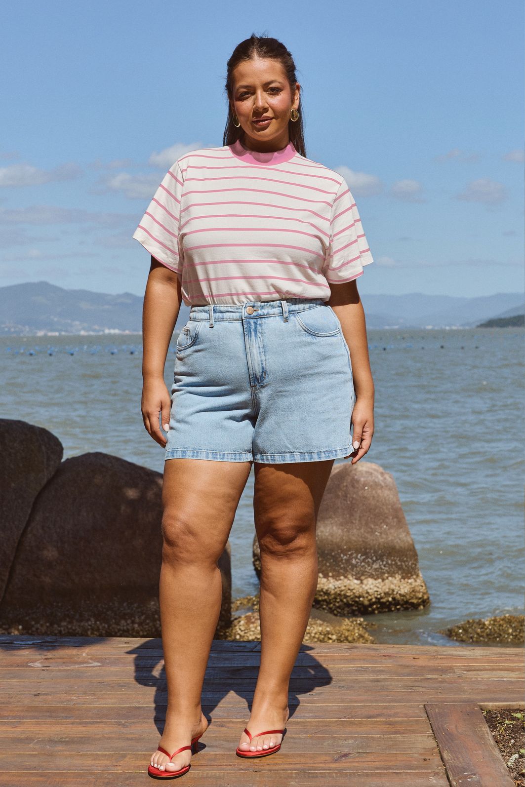 T-shirt Oversized Catarina Rosa T-shirt Oversized Catarina Rosa