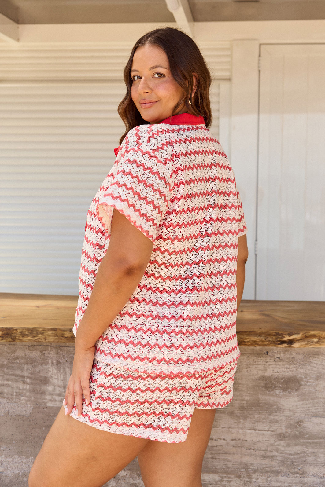 Short Crochet Olga Off-white Short Crochet Olga Off-white