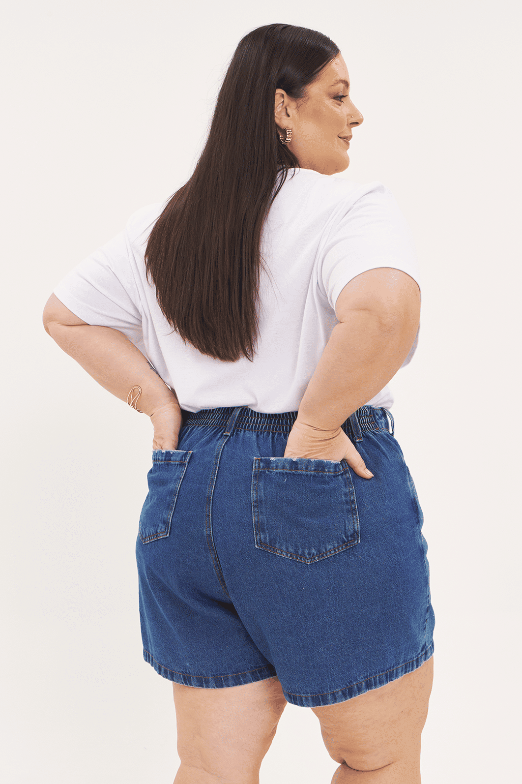 Short Com Brilhos Magnólia Jeans