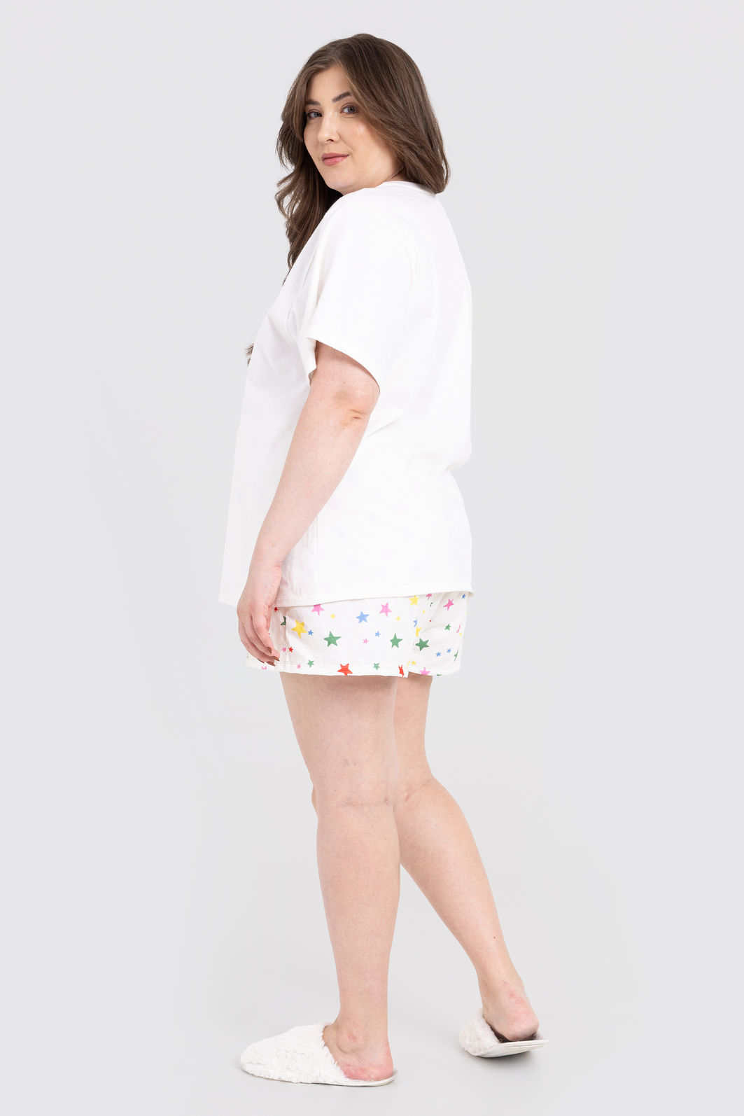 Conjunto Pijama Short Doll Offline Estampado Conjunto Pijama Short Doll Offline Estampado