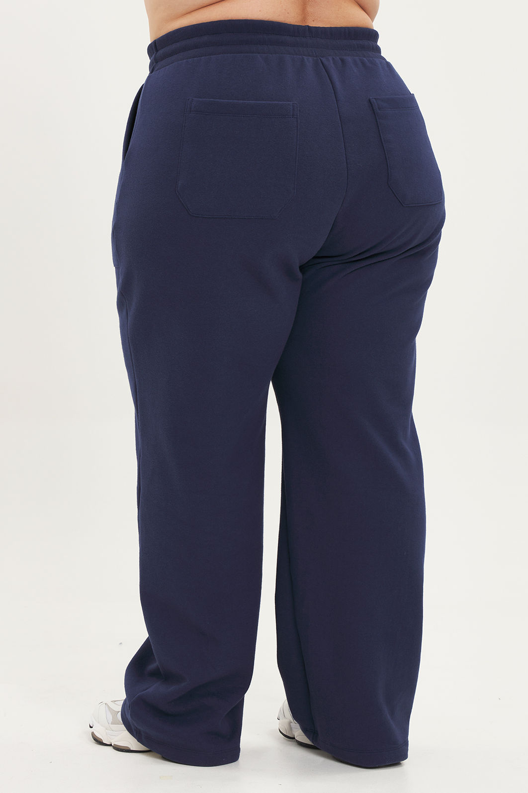 Calça Reta De Moletom Saara Marinho Calça Reta De Moletom Saara Marinho