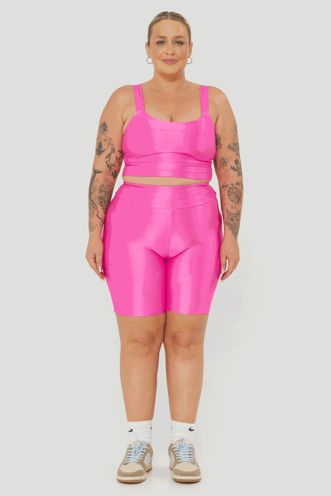 Bermuda Esportiva Euforia Rosa Bermuda Esportiva Euforia Rosa