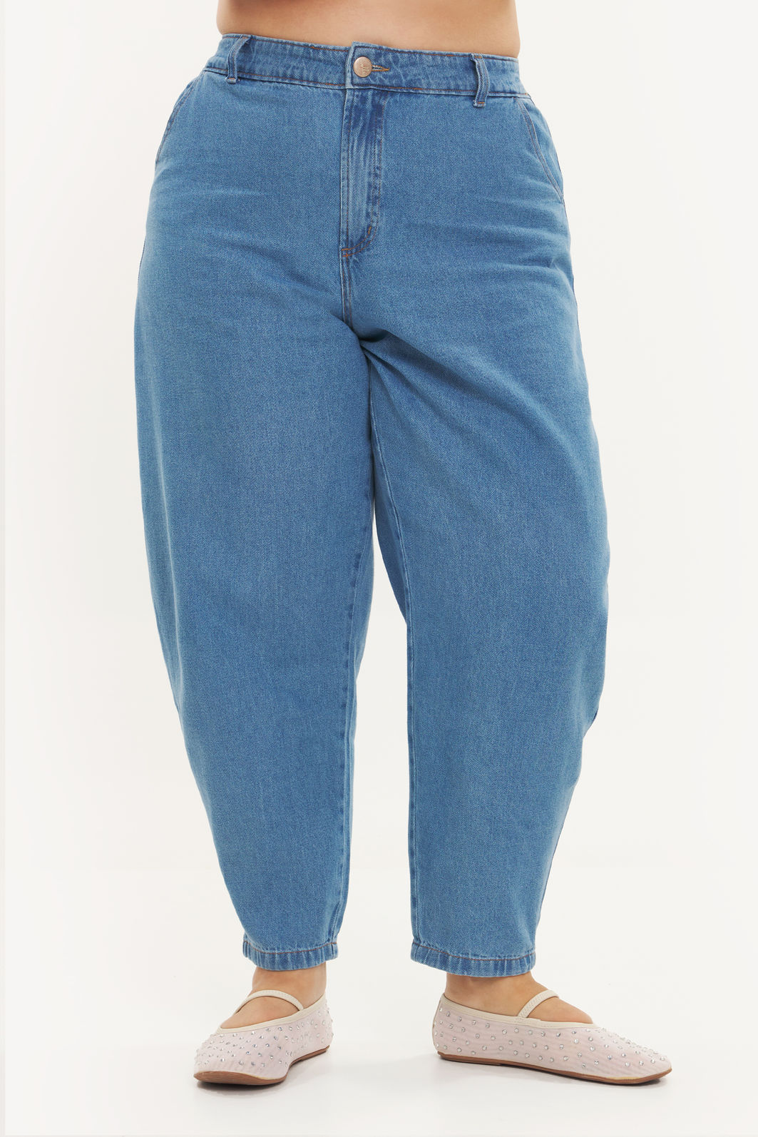 Calça Barrel Alice Jeans Calça Barrel Alice Jeans