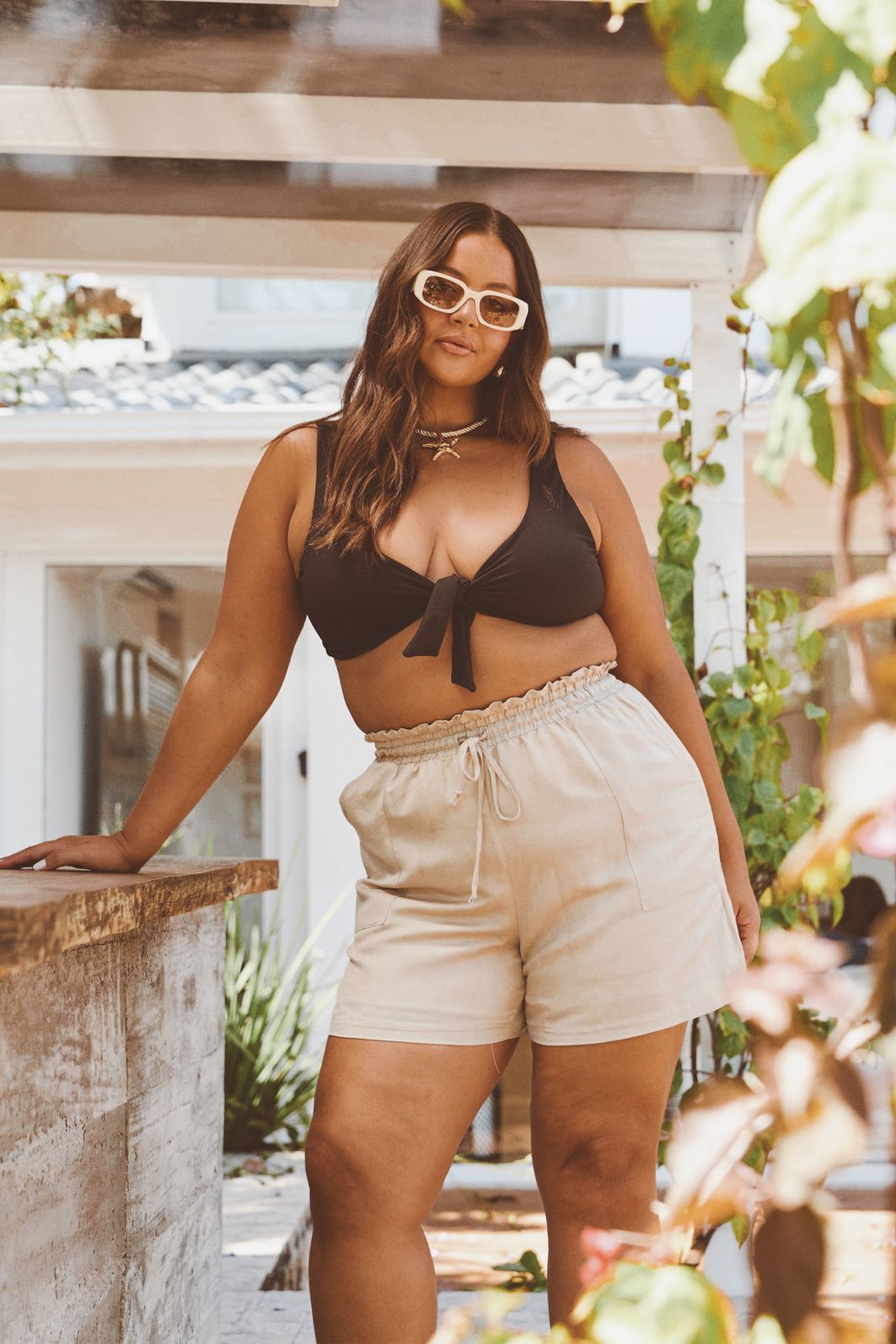 Short Linho Cacau Natural Short Linho Cacau Natural