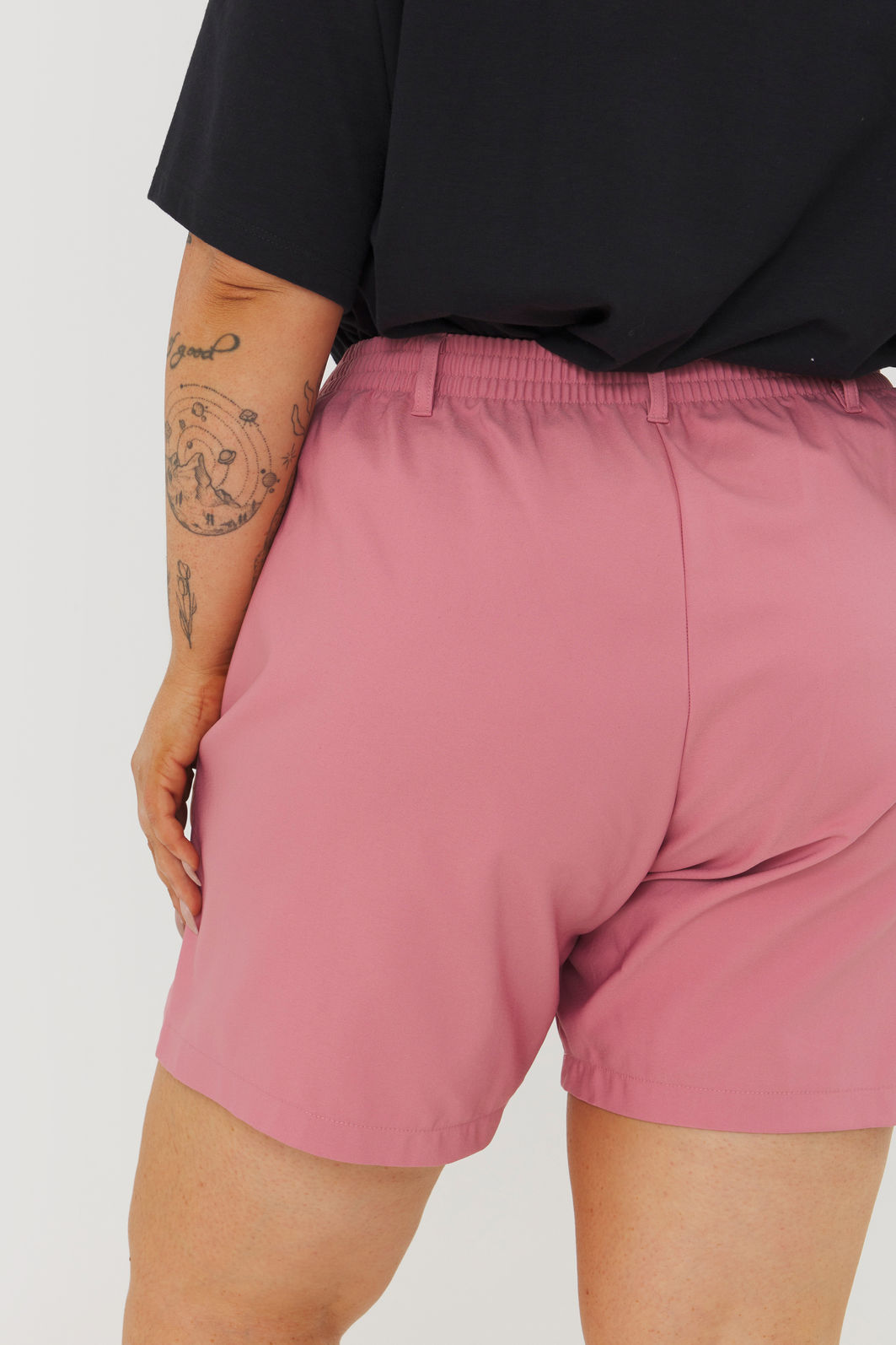 Short Alfaiataria De Algodão Fiorella Rosê Short Alfaiataria De Algodão Fiorella Rosê