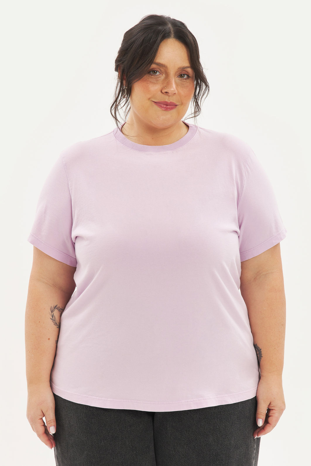 T-shirt Algodão Cássia Lilás T-shirt Algodão Cássia Lilás