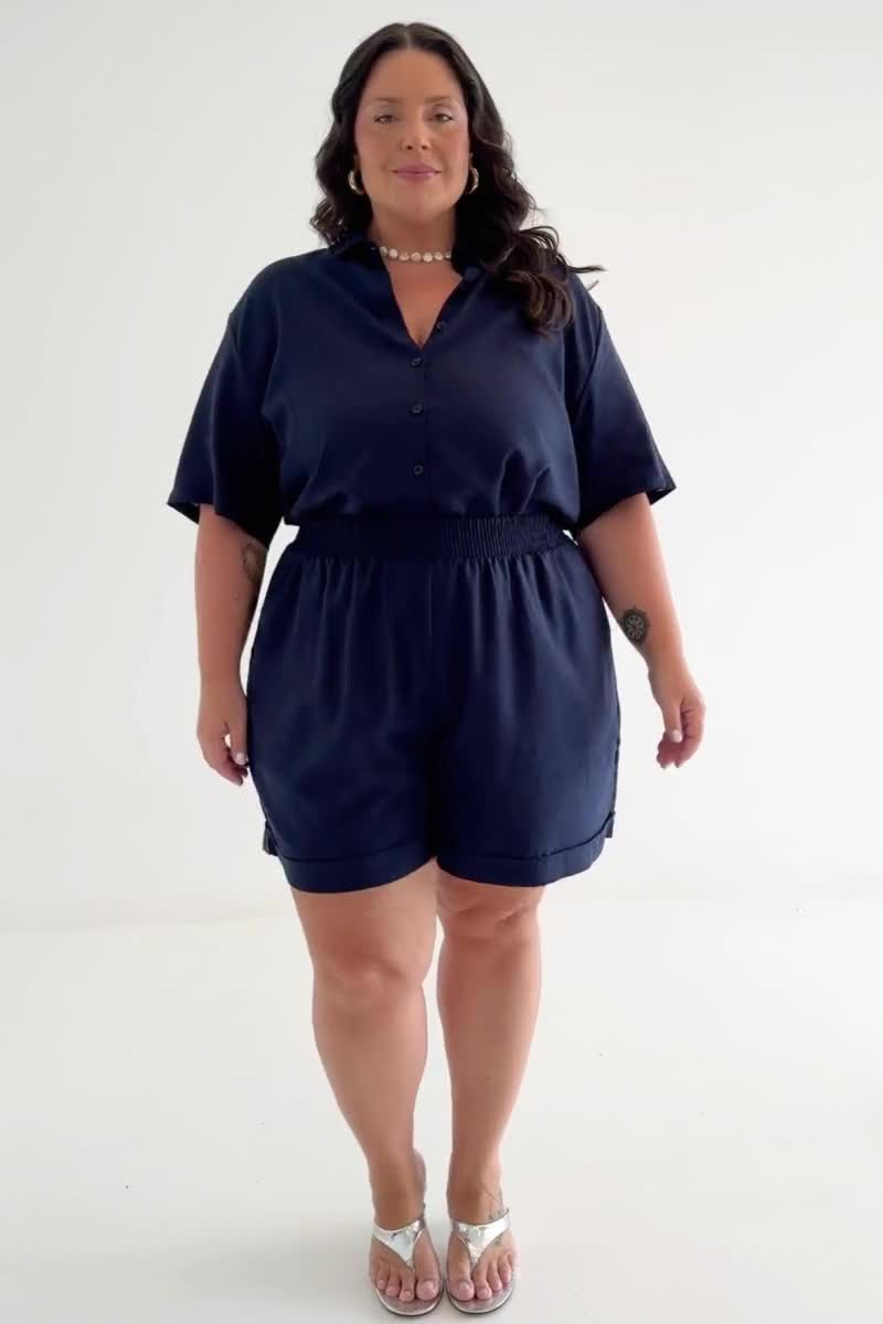 herlipto Chain Boucle Shorts Mサイズ Short De Linho Heloísa Marinho Plus Size