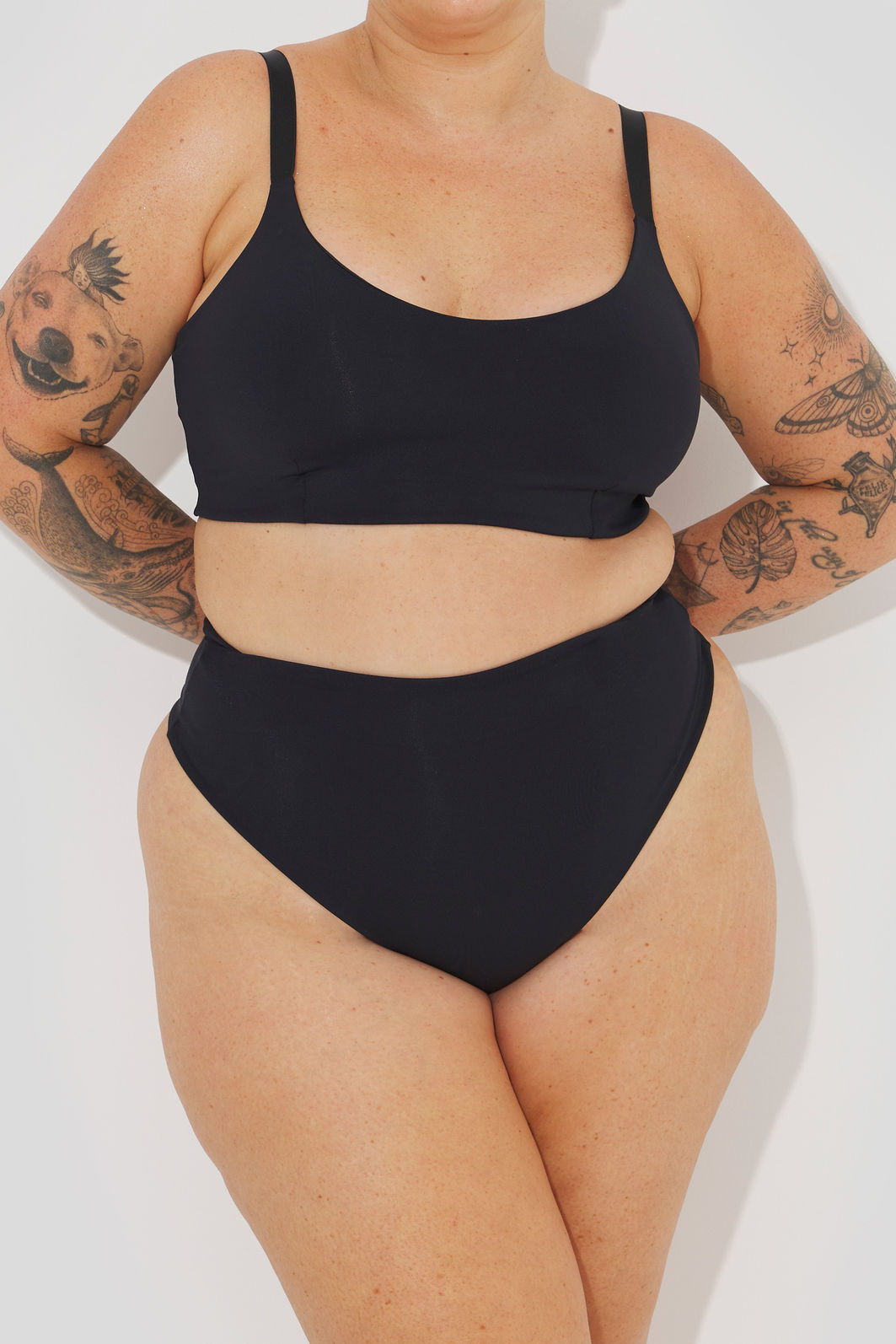 Calcinha Modeladora Soft Touch Plus Size Preto