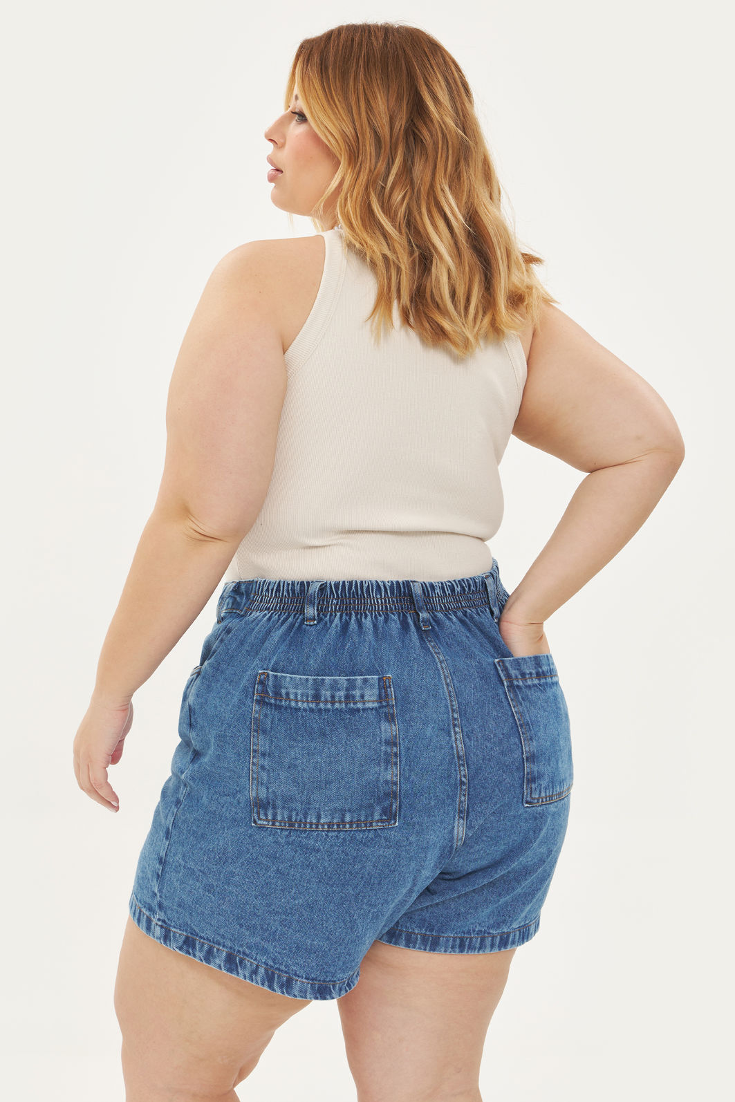 Short Vintage Tessália Jeans