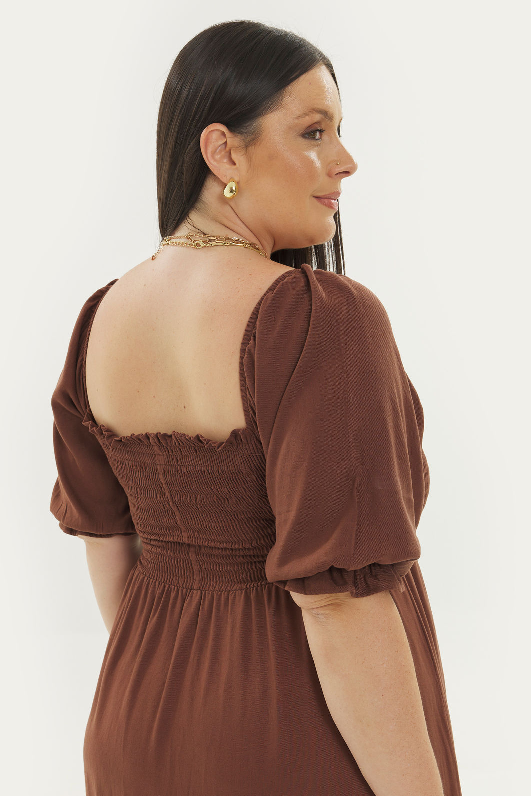 VESTIDO MIDI LINHO ORNELLA