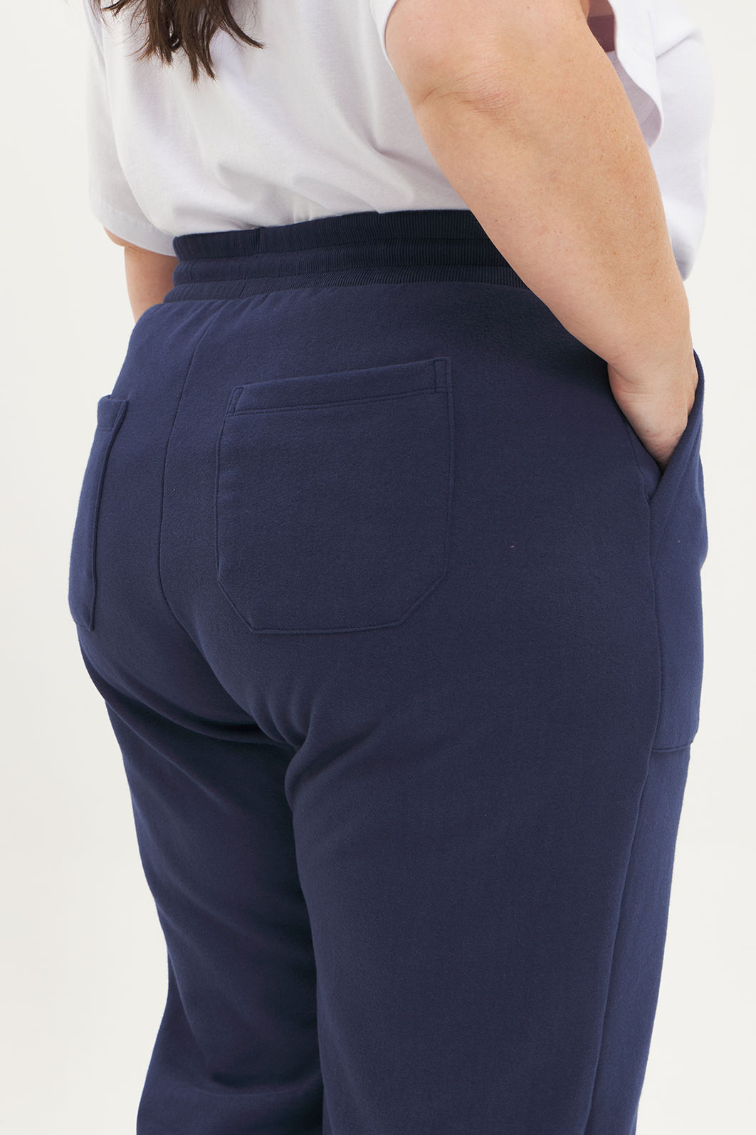 Calça Reta De Moletom Saara Marinho Calça Reta De Moletom Saara Marinho