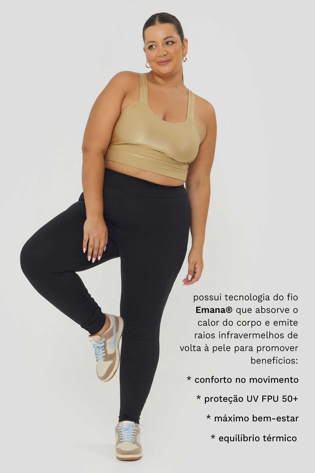 CALCA LEGGING COM BOLSO SAFARI