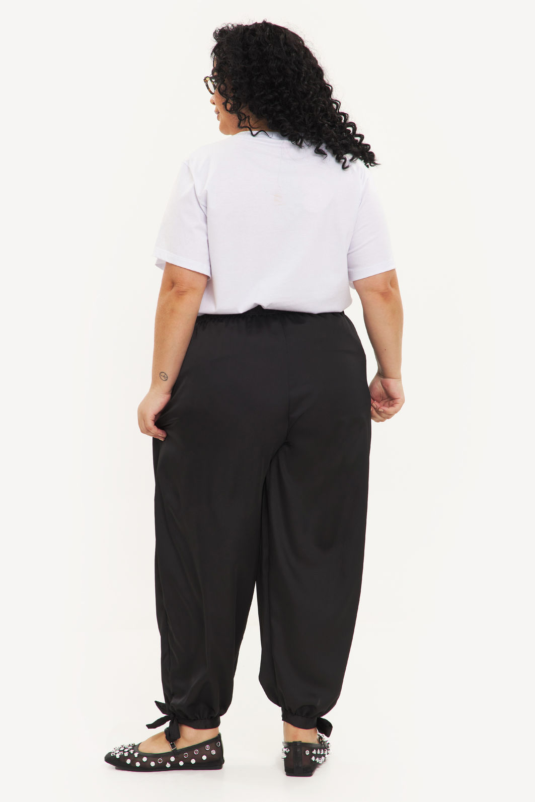 T-Shirt Malha Confort Básica Nina Branco