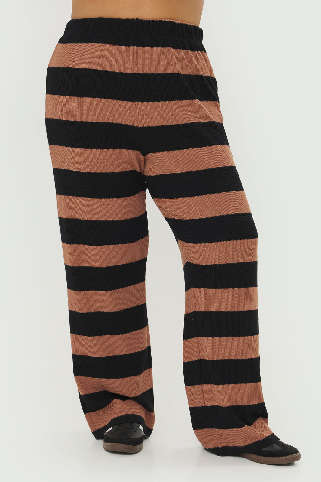 Calça Tricô Carlota Listrada