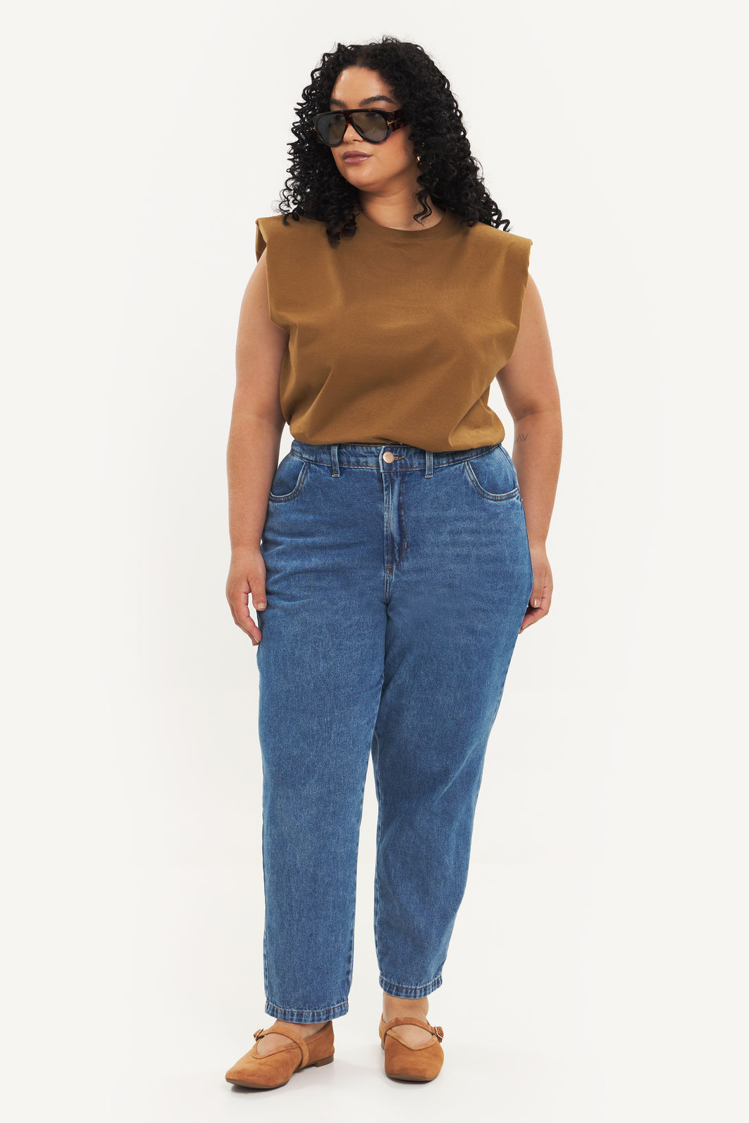 Calça Mom Tessália Jeans Calça Mom Tessália Jeans