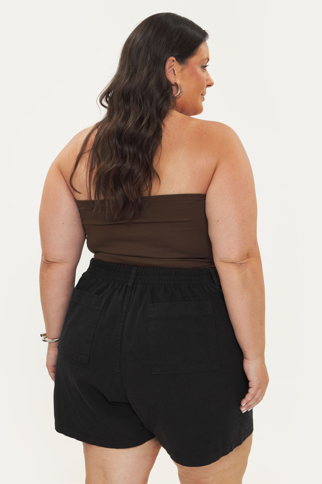 Short De Sarja Charlote Preto