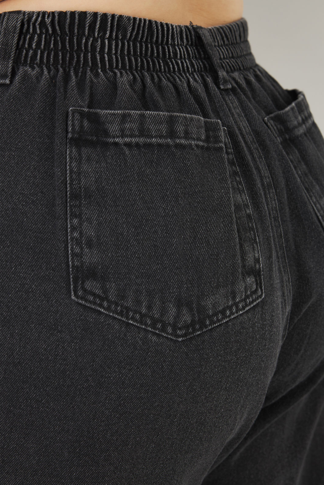 Calça Wide Leg Jeans Penélope Preto Calça Wide Leg Jeans Penélope Preto