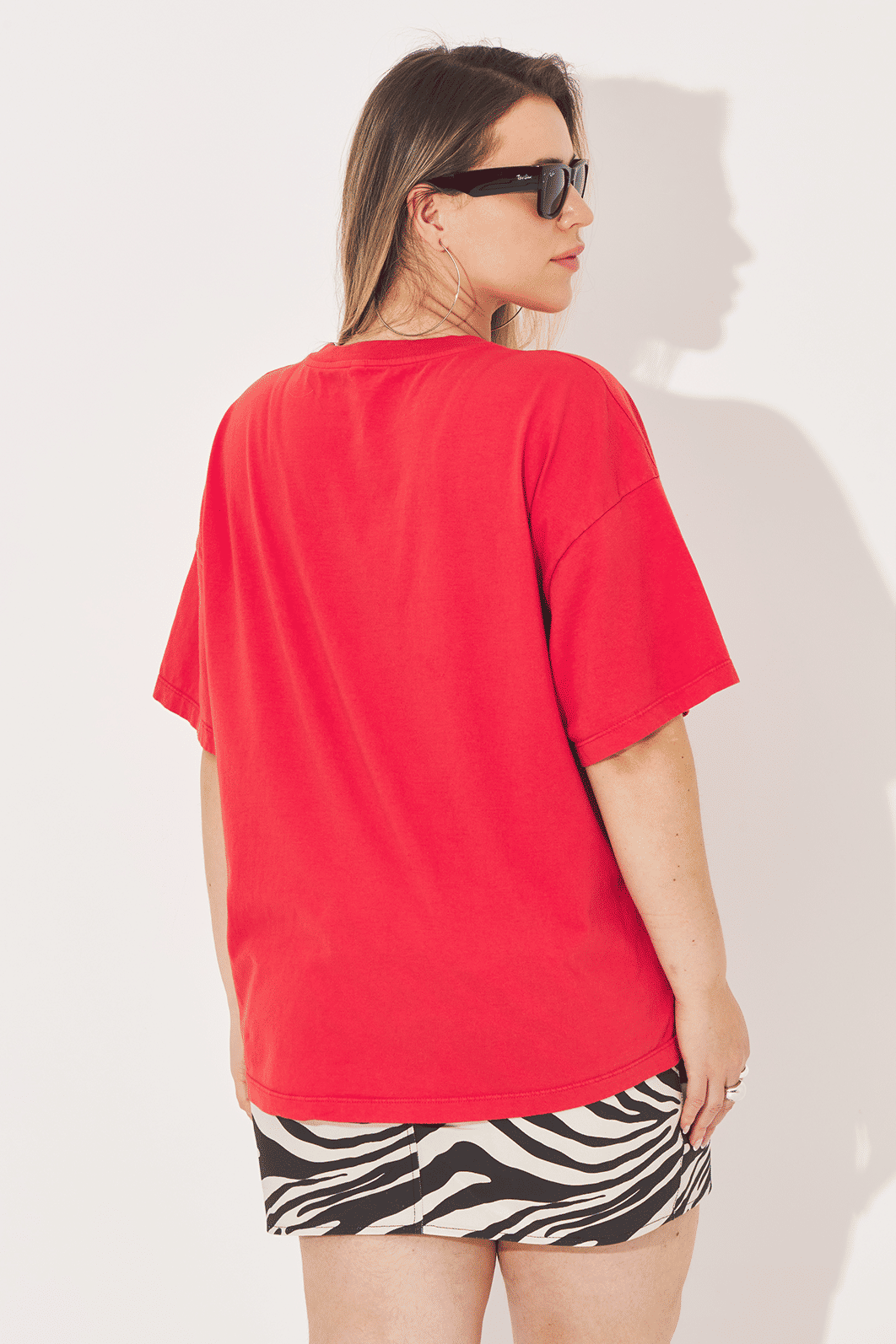 T-shirt Boxy Sauvage Vermelho T-shirt Boxy Sauvage Vermelho