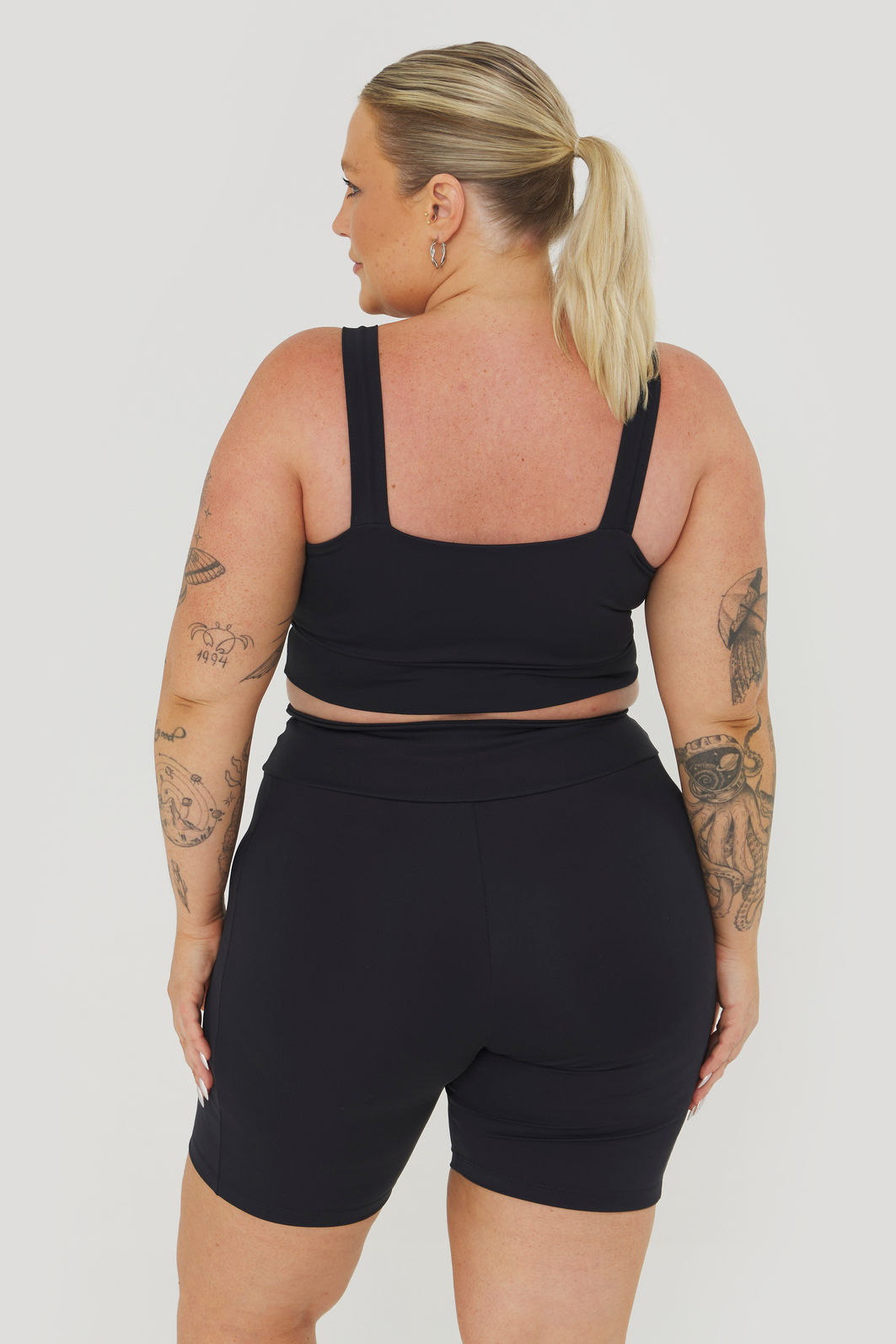 Top Esportivo Alta Sustentação Safari Preto