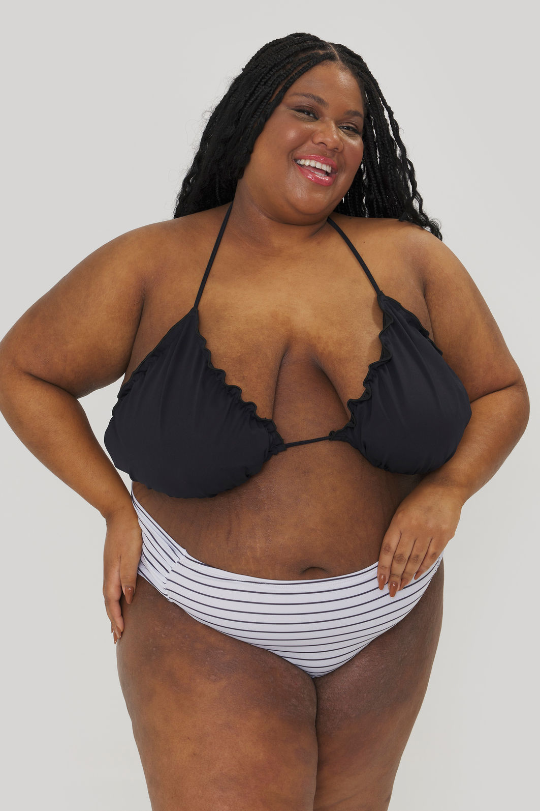 Top Cortininha Biquini Havana Preto Top Cortininha Biquini Havana Preto