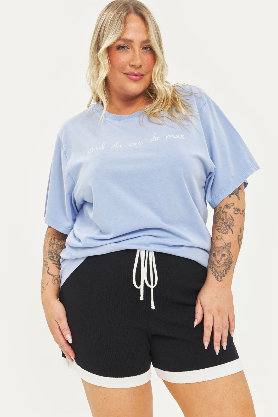 Short Tricô Adelina Preto